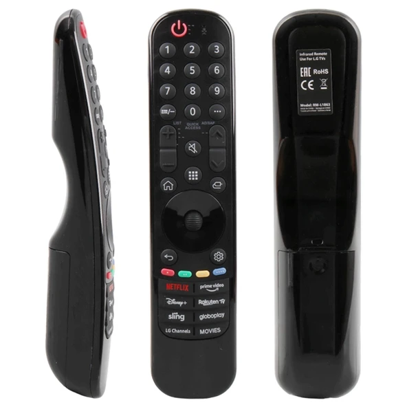 RM-L1863 LG Netflix Prime Video Rakuten Sling Disney+ Tuşlu LCD Led TV Kumanda ürün görseli 1