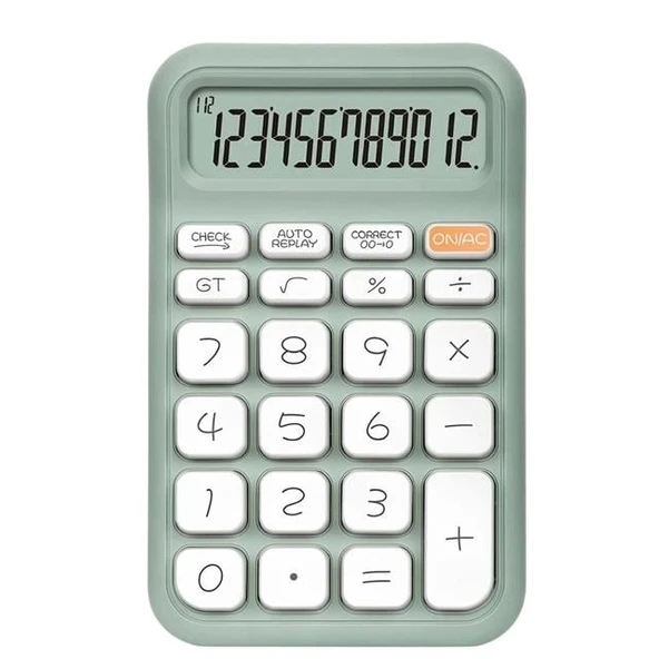 Powermaster PM-25410 Yeşil 12 Haneli Hesap Makinesi ürün görseli 1