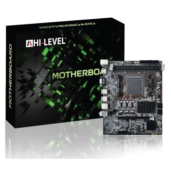 HI-LEVEL A78MP DDR3 HDMI PCIe 16X v2.0 AM3+ (FX İşlemci Uyumlu) mATX ürün görseli 1