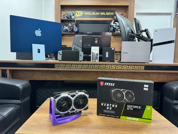 MSI GTX 1660 Super Ventus XS OC 192 Bit GDDR6 6 GB Ekran Kartı (İKİNCİ EL) ürün görseli 1