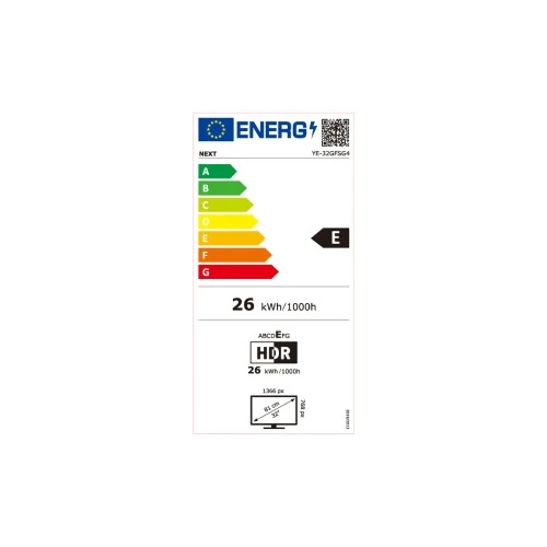 Next YE-32020GFSG4 32" 82 Ekran HD Google Android TV - Resim 3