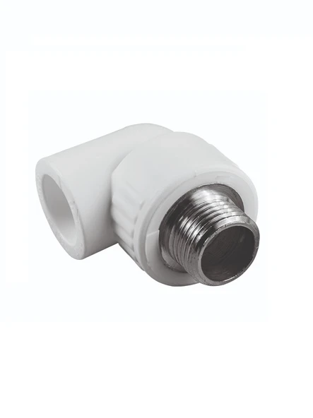 25 MM PPR DIŞ DİŞLİ DİRSEK PP 008 ürün görseli 1