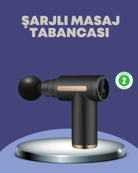Sporcu Kas Masaj Tabancası 6 Kademe Güçlü Titreşim 4 Başlık Şarjlı Masaj Aleti P196869S5541 ürün görseli 1