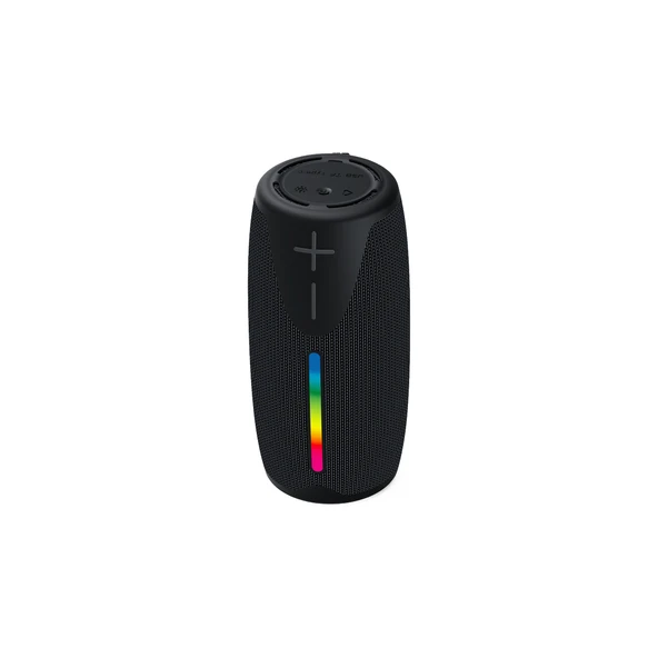 Yüksek Bas Performanslı Bluetooth Speaker Şarjlı Taşınabilir Dikey Ses Bombası LED Işıklı ürün görseli 1