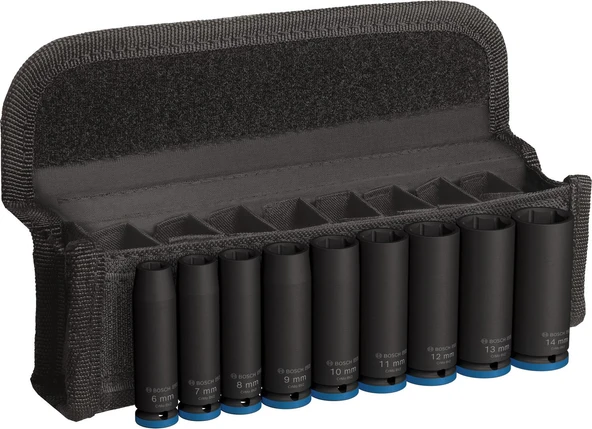 PRO Impact Lokma Seti 1/4 inç 6-14mm Derin 9 Ad ürün görseli 1