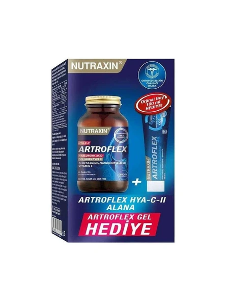 Nutraxin Artroflex Hya-C-Iı 90 Tablet + Nutraxin Extra Gel 100 ml ürün görseli 1