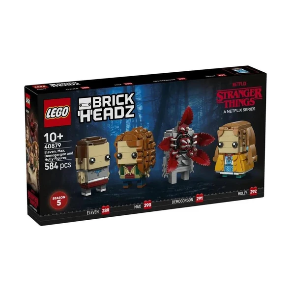 LEGO 40879 Brickheadz Eleven, Max, Demogorgon And Holly Figures ürün görseli 1