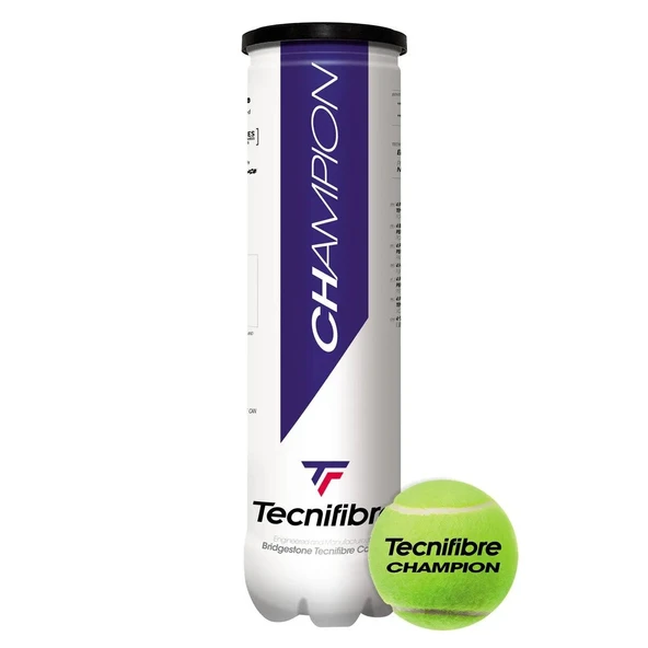 Tecnifibre Champion 4'lü Tenis Topu - Resim 2
