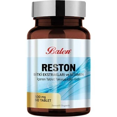 BALEN RESTON BİTKİ ESKT. VE VİTAMİN İÇEREN TABLET 500 MG *60 ürün görseli 1