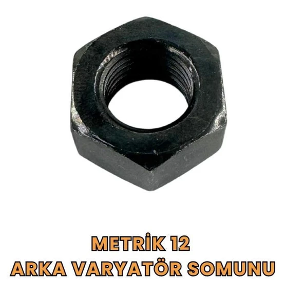 Arka Debriyaj Somunu - E Bike Arka Teker Somunu - Metrik 12 ürün görseli 1
