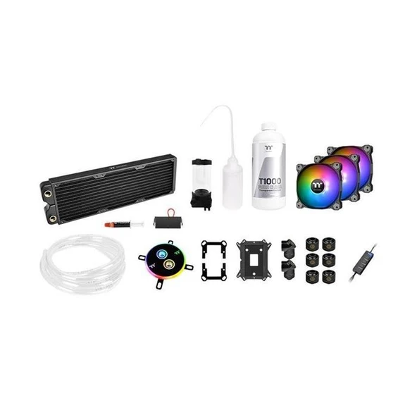 Thermaltake Cl-W253-Cu12Sw-A Pacific C360 Ddc Argb 3X120Mm Fanlı, Soft Tube, Custom Sıvı Soğutma Kiti (Am4, Lga2066) ürün görseli 1