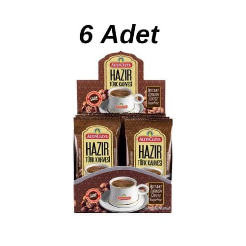 HAZIR TÜRK KAHVESİ SADE 20 ADET 7 GR  6 LI KUTU ürün görseli 1