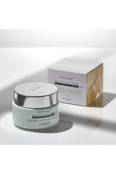 ORİFLAME NOVAGE+ MULTİ-ACTİVE   GÜNDÜZ KREMİ RİCH 30 SPF ürün görseli 1