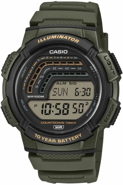 CASIO WS-1800-3AVDF ERKEK KOL SAATİ ürün görseli 1
