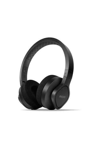 Philips TAA4216BK Kablosuz Kulak Üstü Spor Kulaklık, 35 Saat, IP55, Kablolu Kullanım Siyah ürün görseli 1