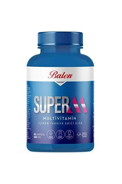 BALEN SÜPER-M MULTİVİTAMİN KAPSÜL 585 MG *60 ürün görseli 1