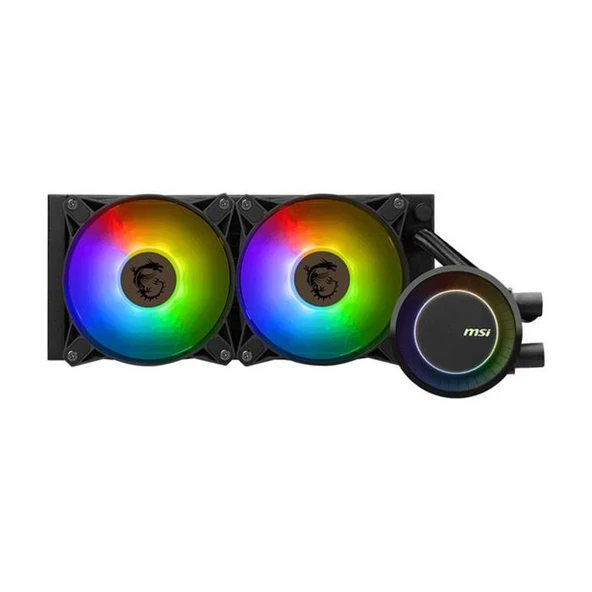 Msı Mag Corelıquıd E240 Argb 240Mm Sıvı Soğutucu (Lga 1150/1151/1155/1156/1200/1700/Am5/Am4 Uyumlu) ürün görseli 1
