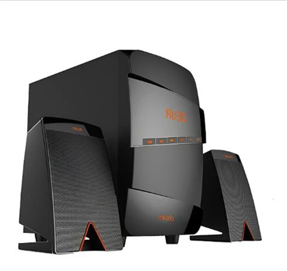 Mikado MD-671BT 2+1 40W RMS Siyah Usb+SD+Fm Destekli Multimedia Bluetooth Speaker ürün görseli 1
