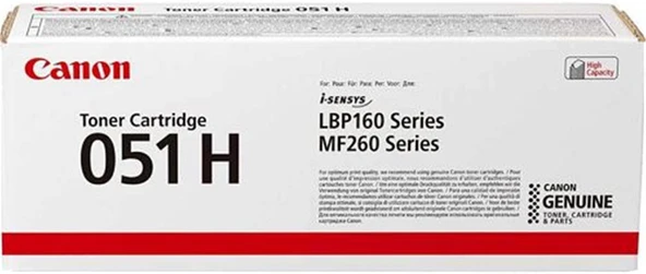 Canon CRG-051H Yüksek Kapasite Toner ürün görseli 1