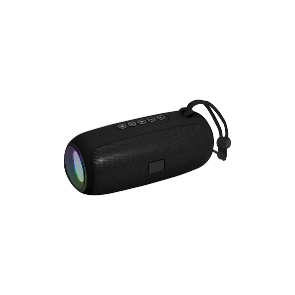 Taşınabilir Bluetooth Hoparlör Kablosuz Şarjlı Ses Bombası Askı İpli RGB Işıklı Speaker ürün görseli 1