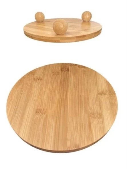 Balsa BLS BMB104 Ayaklı Bambu Sunumluk 30 cm ürün görseli 1