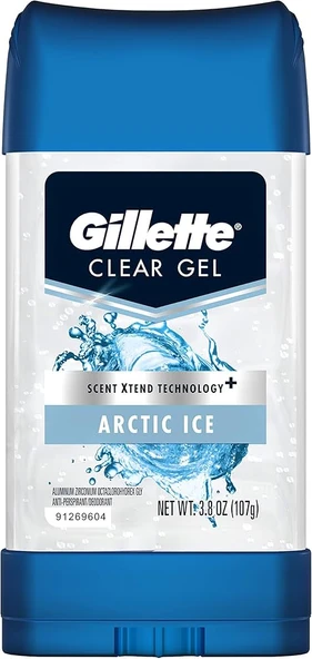 Gillette ClearShiled Arctic İce Antiperspirant Deodorant Jel 107Gr ürün görseli 1