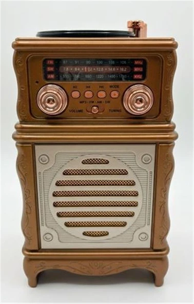 Everton Rt-381  Bluetooth Fm-Usb-Tf-Aux Şarjlı Nostaljik Radyo ürün görseli 1