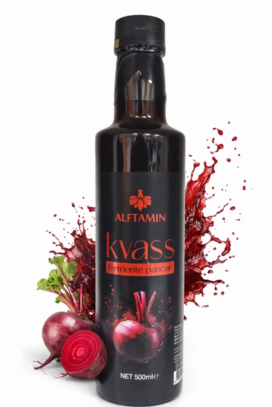 ALFTAMİN Pancar Kvass Fermente Pancar İçeceği 500 ML ürün görseli 1