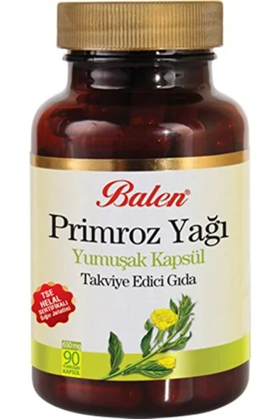 BALEN PRİMROZ YAĞI YUMUŞAK KAPSÜL 650 MG *90 ürün görseli 1
