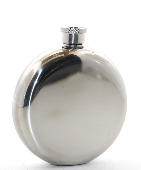 Paslanmaz Çelik Yuvarlak 5 Oz Tekli Matara Alk2676 ürün görseli 1