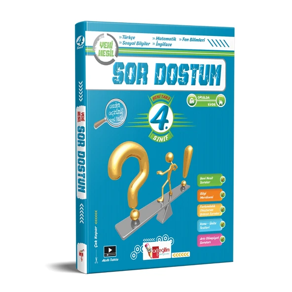 Artı Eğitim 4. Sınıf Sor Dostum Yeni Nesil Soru Bankası ürün görseli 1