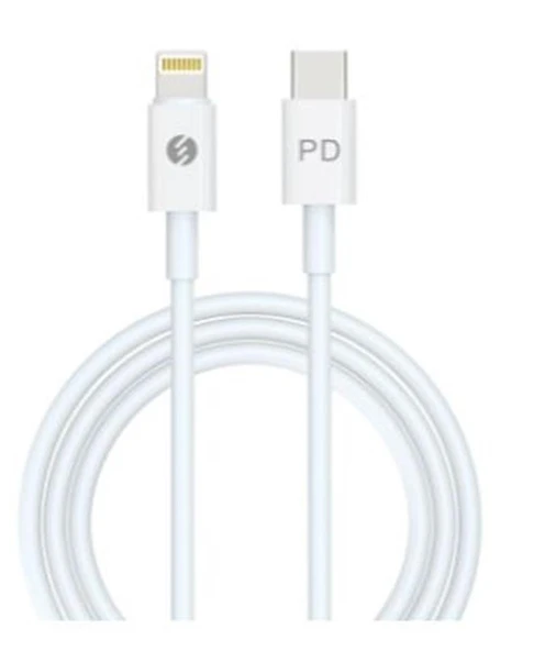 S-link IP-SW21 TypeC to Lightning C94 Lisanslı PD Hızlı Data + Şarj Kablosu ürün görseli 1