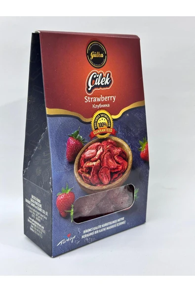 GÜLKA 1.Kalite Çilek Kurusu 100 Gr - Resim 3