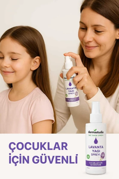 DERMASTUDİO Lavanta Yağı Saç Spreyi – Doğal ve Güvenli Saç Bakımı ürün görseli 1