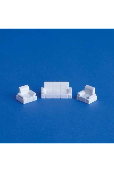 Maket Elika Koltuk Takımı--1/50--1 Li ürün görseli 1