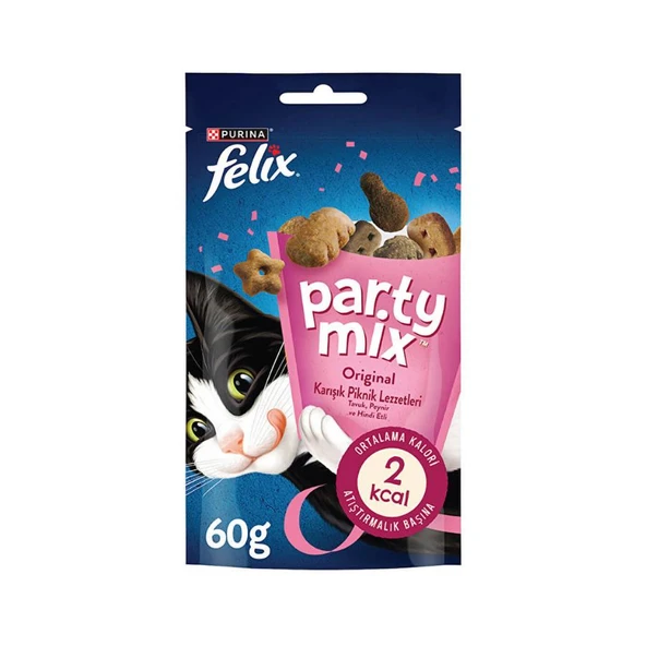 Felix Party Mix Karışık Piknik Lezzetleri Kedi Ödül Maması 60 gr ürün görseli 1