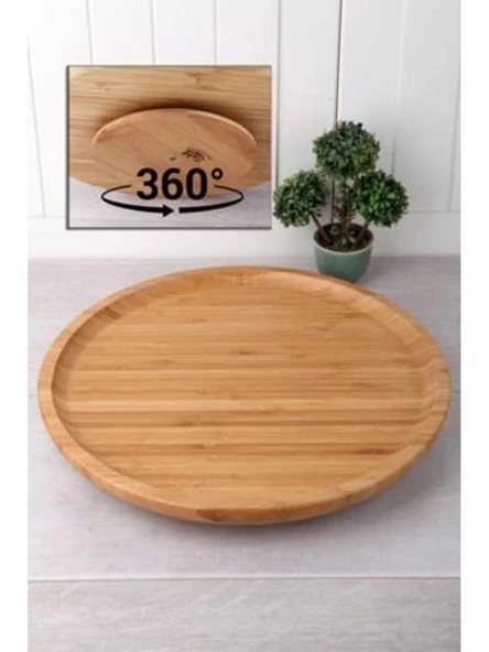 Balsa Dönerli Bambu Servis Tabağı ürün görseli 1