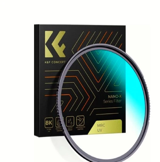 K&F Concept 72mm NANO-X MCR MC-UV 28 Çok Katmanlı Kaplamaya sahip Koruma Filtresi 8K Ultra HD ürün görseli 1