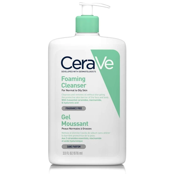 Cerave Köpüren Temizleyici 976 ml ürün görseli 1
