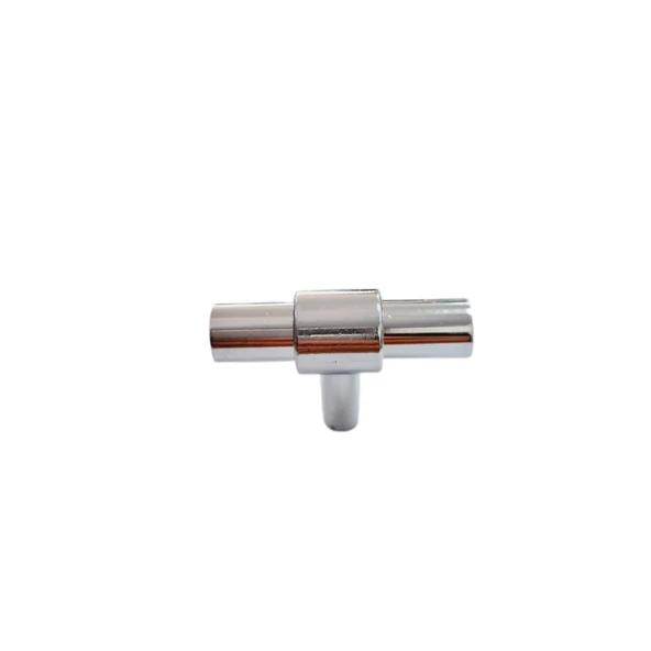 Düğme kulp T Ayak Çubuk kROM 50mm  - 5  Adet ürün görseli 1