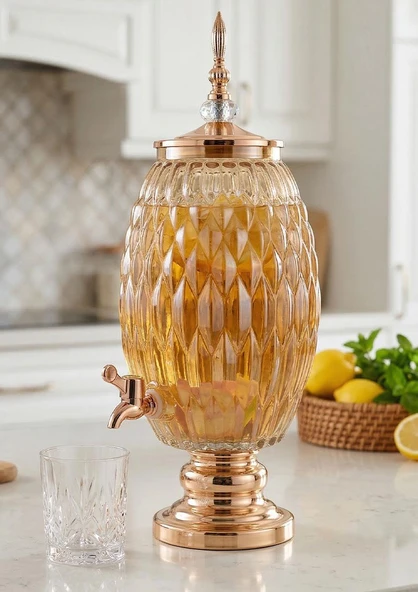Cam Sebil - Yağlık, Şerbetlik, Sürahi - 6 Litre, 50 CM ürün görseli 1