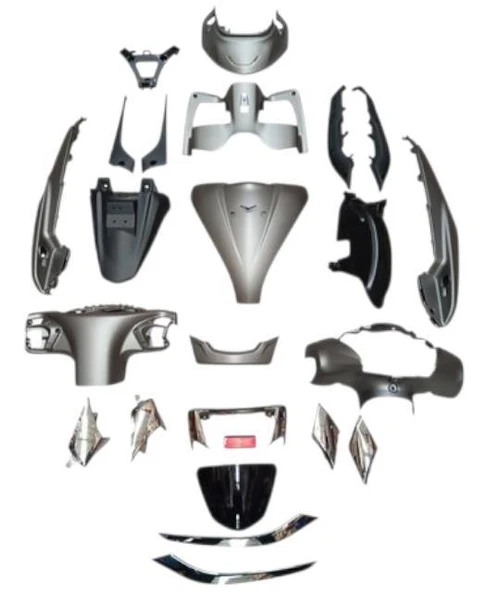 Kaporta Set TVS Jupiter 125 GRİ - Plastik Aksamlar ürün görseli 1