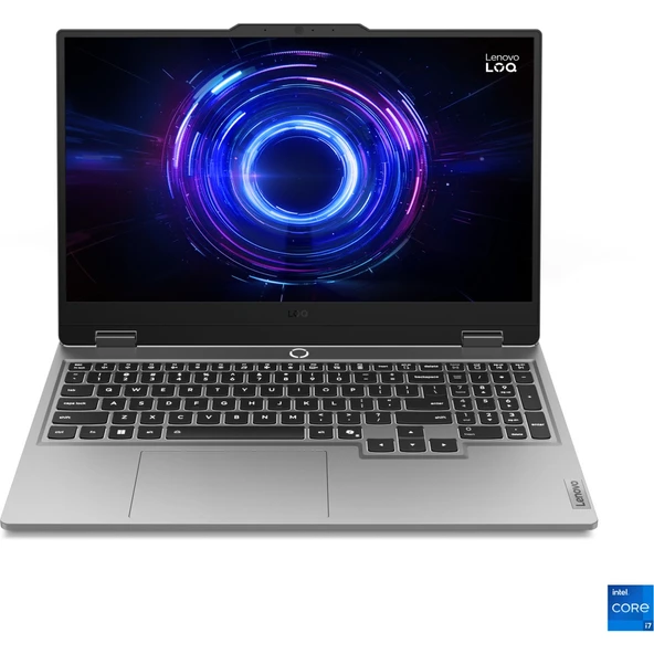 Lenovo LOQ Intel Core i7 13700HX 16GB 512GB SSD RTX5050 Freedos 15.6" Taşınabilir Bilgisayar 83JE00WGTR ürün görseli 1