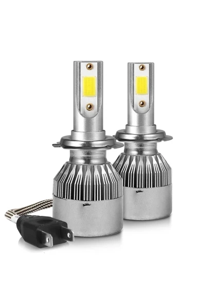 H7 Şimşek Led Zenon Xenon Led Uzun Kısa 5800 Lümen ürün görseli 1