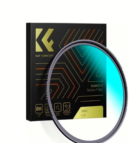 K&F Concept 77mm NANO-X MC-UV 28 Çok Katmanlı Kaplamaya sahip Koruma Filtresi 8K Ultra HD ürün görseli 1