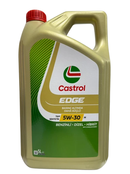 Castrol Edge 5W-30 M Tam Sentetik DPF Motor Yağı 5 Litre ürün görseli 1