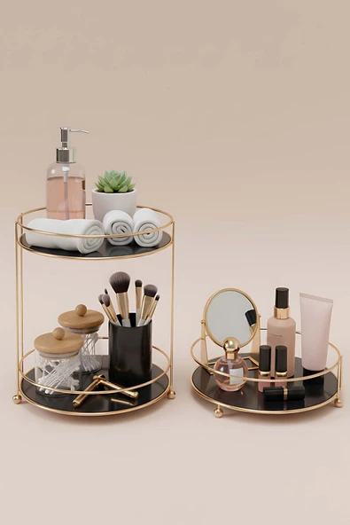 Gold Metal Düzenleyici Stand ürün görseli 1
