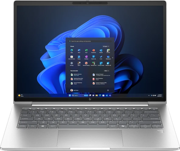HP 14" ULTRA 7 255U-16GB DDR5 RAM-512GB NVME-O/B UHD-W11 Pro EliteBook 6 G1i 14 CV0G8ET ürün görseli 1