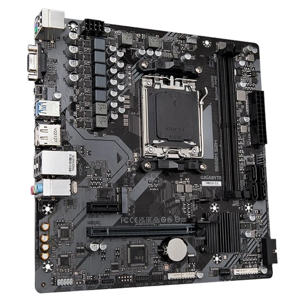 Gigabyte B650M S2H D5 AM5 Vga Hdmi Dp - Resim 2