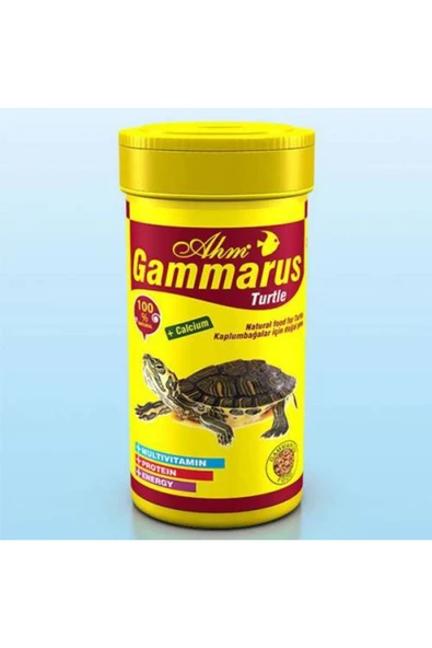 Ahm Gammarus Turtle Food  Kaplumbağa Yemi 250 ml ürün görseli 1
